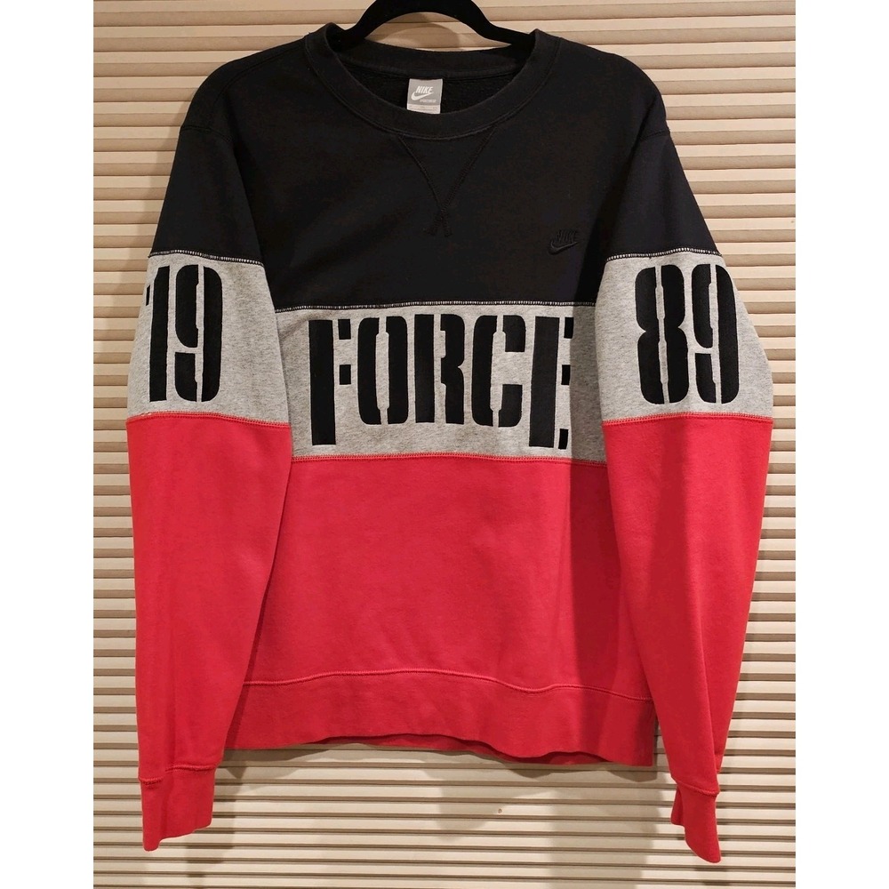 Nike‎ Block Force 1989 Sweatshirt  Crew Neck Size XL